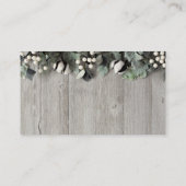 名刺コットンの植木舎木材 名刺 (裏面)