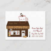 名刺コーヒーショップベーカリー 名刺 (裏面)