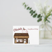 名刺コーヒーショップベーカリー 名刺 (スタンド正面)