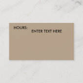 名刺コーヒーデザイン 名刺 (裏面)