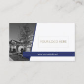 名刺コールドウェルバンカーホワイトブルー 名刺 (裏面)