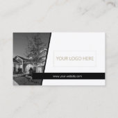 名刺コールドウェルバンカー(白 – 黒) 名刺 (裏面)