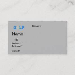 名刺ゴルフデザイン 名刺