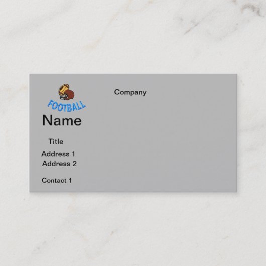 名刺サッカーデザイン 名刺 (正面)