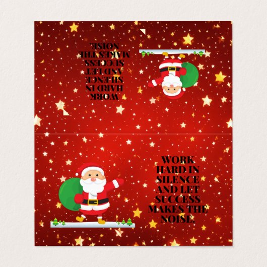 名刺サンタワーク懸命の明細行のタイトル、説明 名刺 (外部フラット)