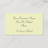 名刺サンプルの調整1 名刺 (裏面)