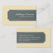 名刺シボクールロストライプグ淡い色のレイ 名刺 (正面/裏面)