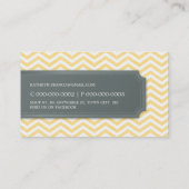 名刺シボクールロストライプグ淡い色のレイ 名刺 (裏面)