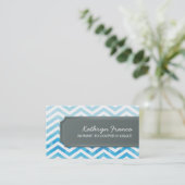 名刺シボクールロストライプーン水色 コーリングカード (スタンド正面)