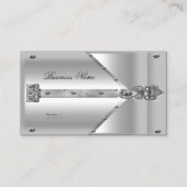 名刺シルバーメタルロックヒンジ 名刺 (正面)