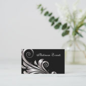 名刺シルバーリーフイベントプランナー 名刺 (スタンド正面)