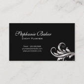 名刺シルバーリーフイベントプランナー 名刺 (裏面)