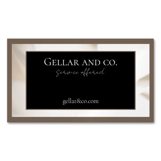 名刺スタイリッシュ磁石 マグネット名刺 (正面)