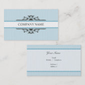 名刺スタイリッシュ神ヴィンテージブルー 名刺 (正面/裏面)