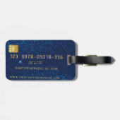 名刺スタイル ラゲッジタグ (裏面横)