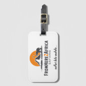 名刺スロットが付いているカスタマイズ荷物のラベル ラゲッジタグ (正面縦)