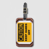 名刺スロットが付いている荷物のラベル ラゲッジタグ (正面縦)