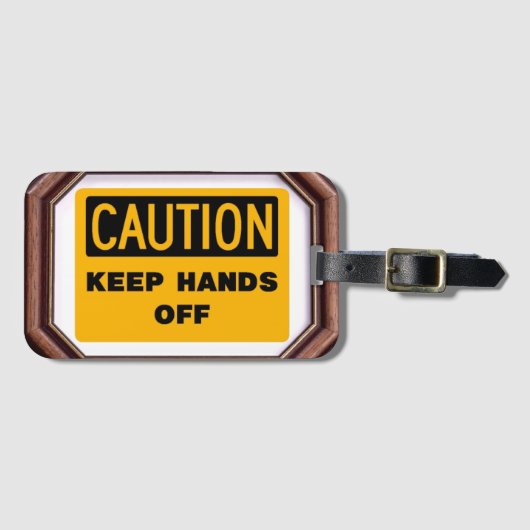 名刺スロットが付いている荷物のラベル ラゲッジタグ (正面横)