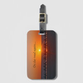 名刺スロット付きラクダ隊荷物タグ ラゲッジタグ (正面縦)