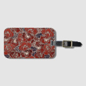 名刺スロット付き美しい荷物タグ ラゲッジタグ (正面横)