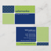 名刺セグメはっきりしたントモダン 名刺 (正面/裏面)