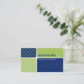 名刺セグメはっきりしたントモダン 名刺 (スタンド正面)