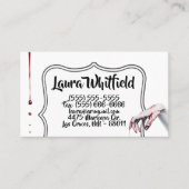 名刺ゾンビ血液吸血鬼ゴシック 名刺 (正面)