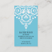 名刺ダメエレガントスタイリッシュスク 名刺 (裏面)