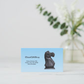 名刺チェスの画像。 名刺 (スタンド正面)