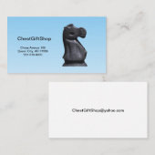 名刺チェスの画像。 名刺 (正面/裏面)