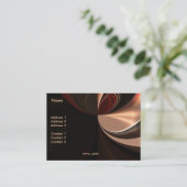 名刺チョコレートスワール 名刺 (スタンド正面)