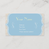 名刺テエレガントンプレート 名刺 (裏面)