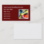 名刺テンプモダンレートの自動詳細 名刺 (正面/裏面)