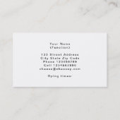 名刺テンプレートが穴のある黄色のチーズ 名刺 (裏面)