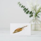 名刺テンプレートの羽状フォトアート 名刺 (スタンド正面)