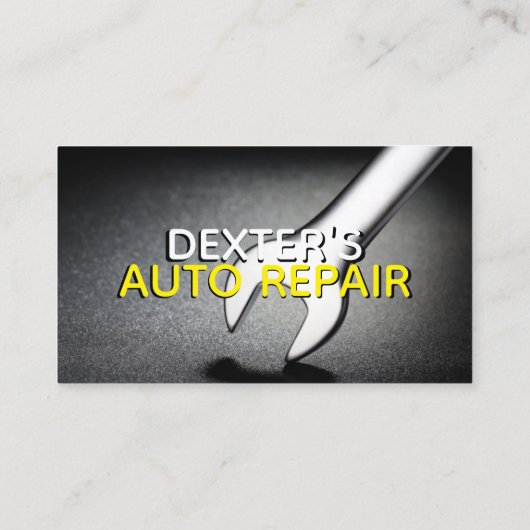 名刺テンプレートの自動修復 名刺 (裏面)