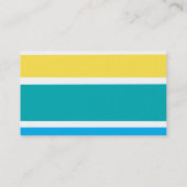 名刺テンプレートはっきりしたカラフルストライプ 名刺 (裏面)