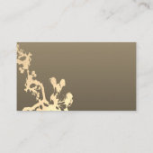 名刺テンプレートオリジナル自然アートsepia 名刺 (裏面)