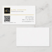 名刺テンプレートカスタムロゴ写真QRコード 名刺 (正面/裏面)