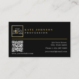 名刺テンプレートカスタムロゴ写真QRコード 名刺