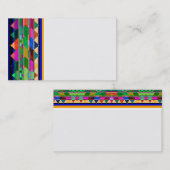 名刺テンプレートカラフルパターン抽象芸術 名刺 (正面/裏面)