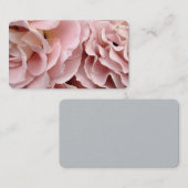 名刺テンプレートピンクのローズ花びら写真アート 名刺 (正面/裏面)