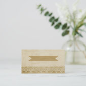 名刺テンプレートヴィンテージの動揺して外観 名刺 (スタンド正面)