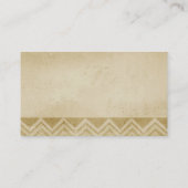 名刺テンプレートヴィンテージの動揺して外観 名刺 (裏面)