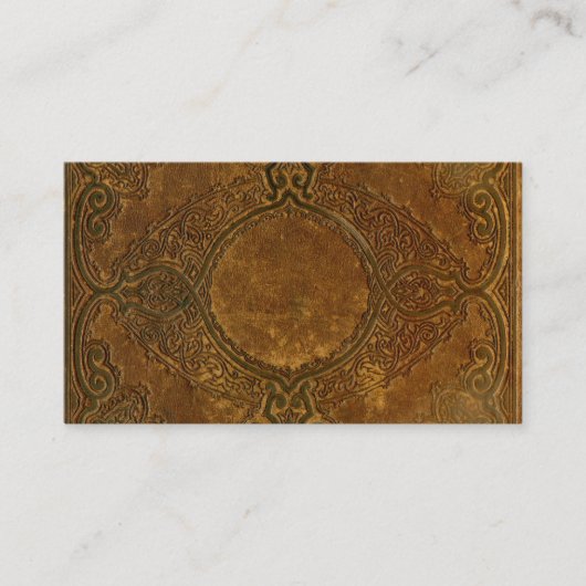 名刺テンプレートヴィンテージスタイル 名刺 (正面)