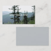 名刺テンプレート山写真 名刺 (正面/裏面)