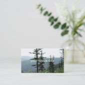 名刺テンプレート山写真 名刺 (スタンド正面)
