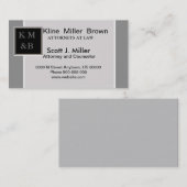 名刺テンプレート弁護士弁護士 名刺 (正面/裏面)