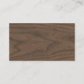 名刺テンプレート白質汎用木材 名刺 (裏面)