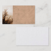 名刺テンプレート自然アートヴィンテージスタイル 名刺 (正面/裏面)